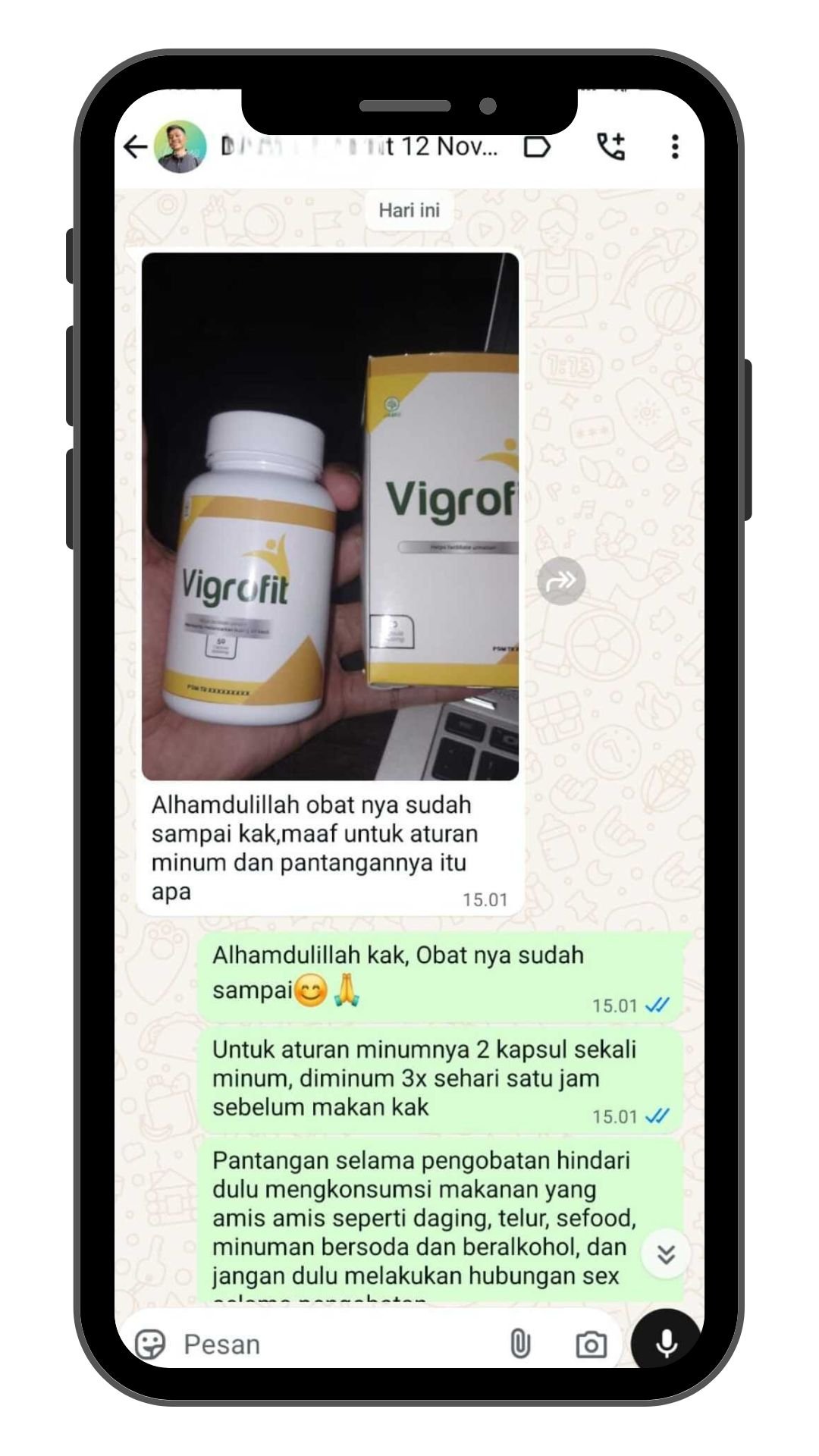 Screenshot Testimoni Chat 2
