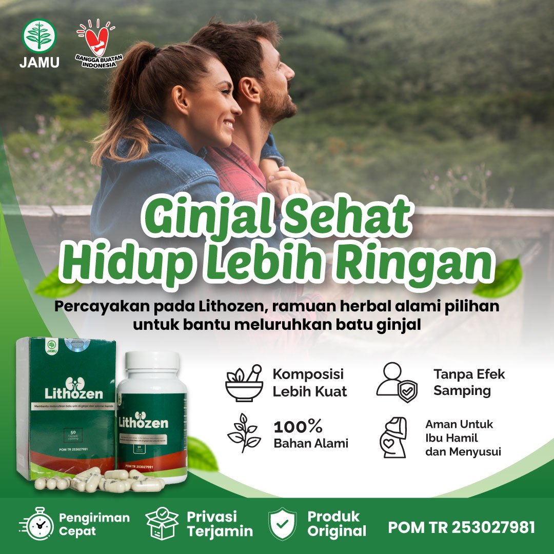 Lithozen Obat Batu Ginjal Herbal Alami