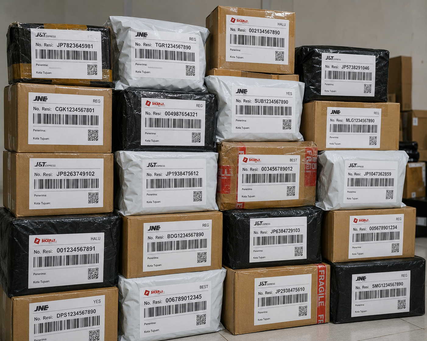 Bukti Pengiriman Paket Lithozen
