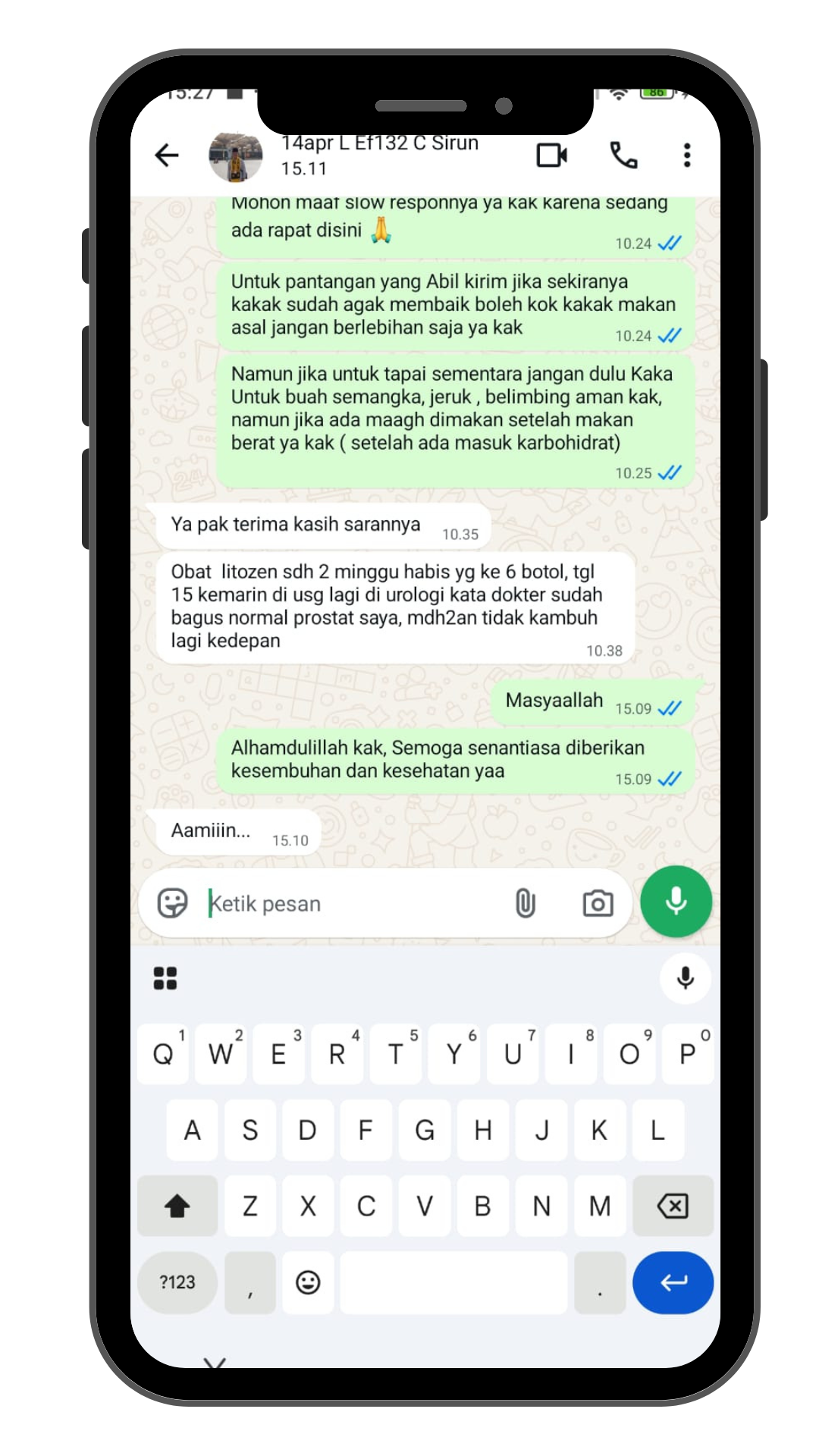 Testimoni Pelanggan Lithozen 1